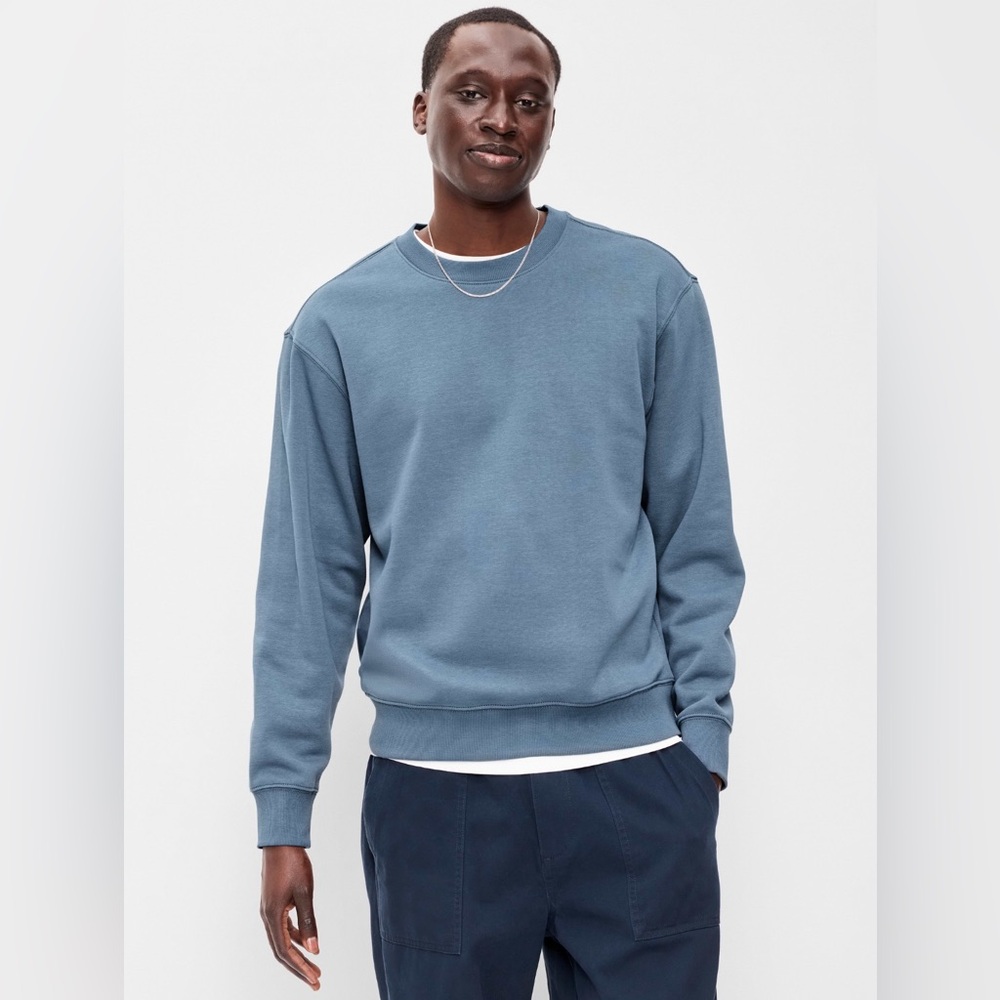 🆕 Old Navy Men's Loose Rotation Crew-Neck Sweatshirt L